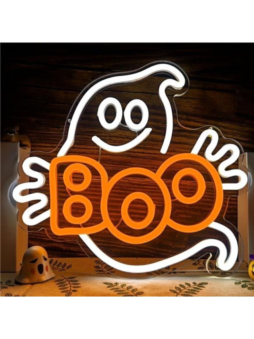 halloween neon sign Ghost decorations Halloween neon light Scary Party NEW LED